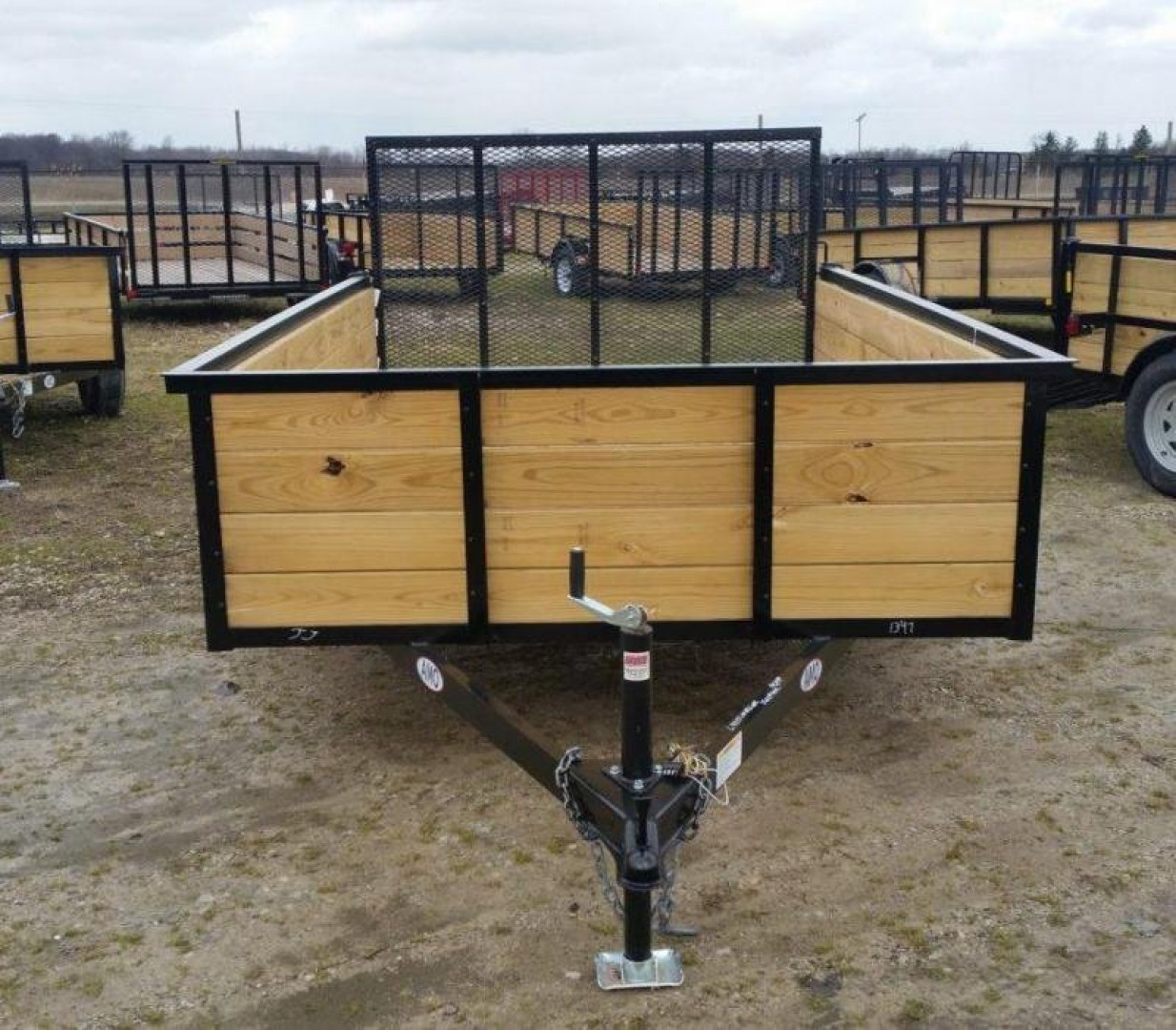 New 2026 AMO 6.5 x 14 A.M.O. High Side Landscape Trailer Landscape Trailer