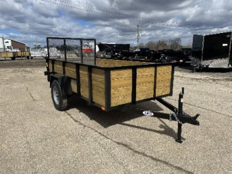 New 2025 6.4 X 10 HIGH SIDE AMO Trailer Landscape Trailer