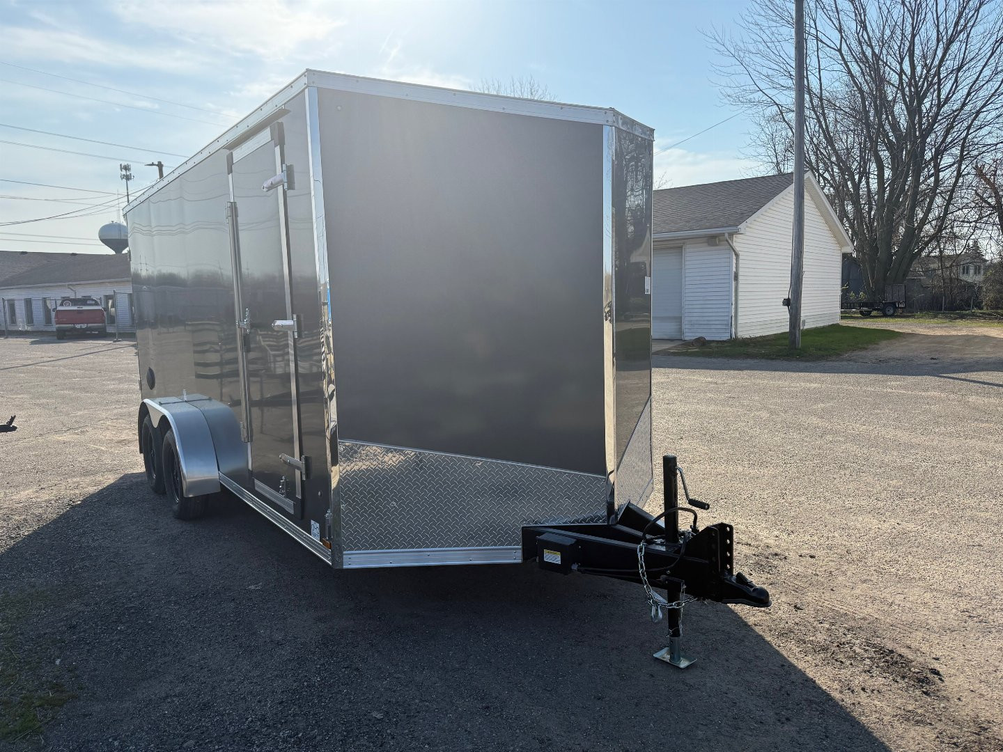 New 2025 US CARGO 7 X 16 Cargo / Enclosed Trailer with 6ft 6in Screwless Exterior