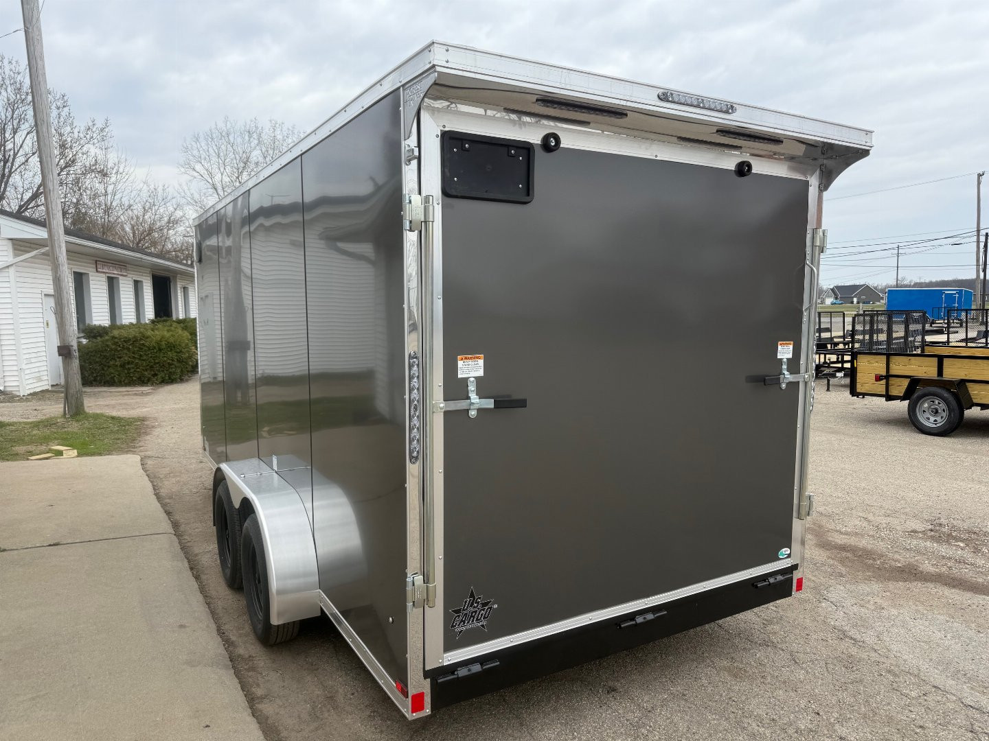 New 2025 US CARGO 7 X 16 Cargo / Enclosed Trailer with 6ft 6in Screwless Exterior