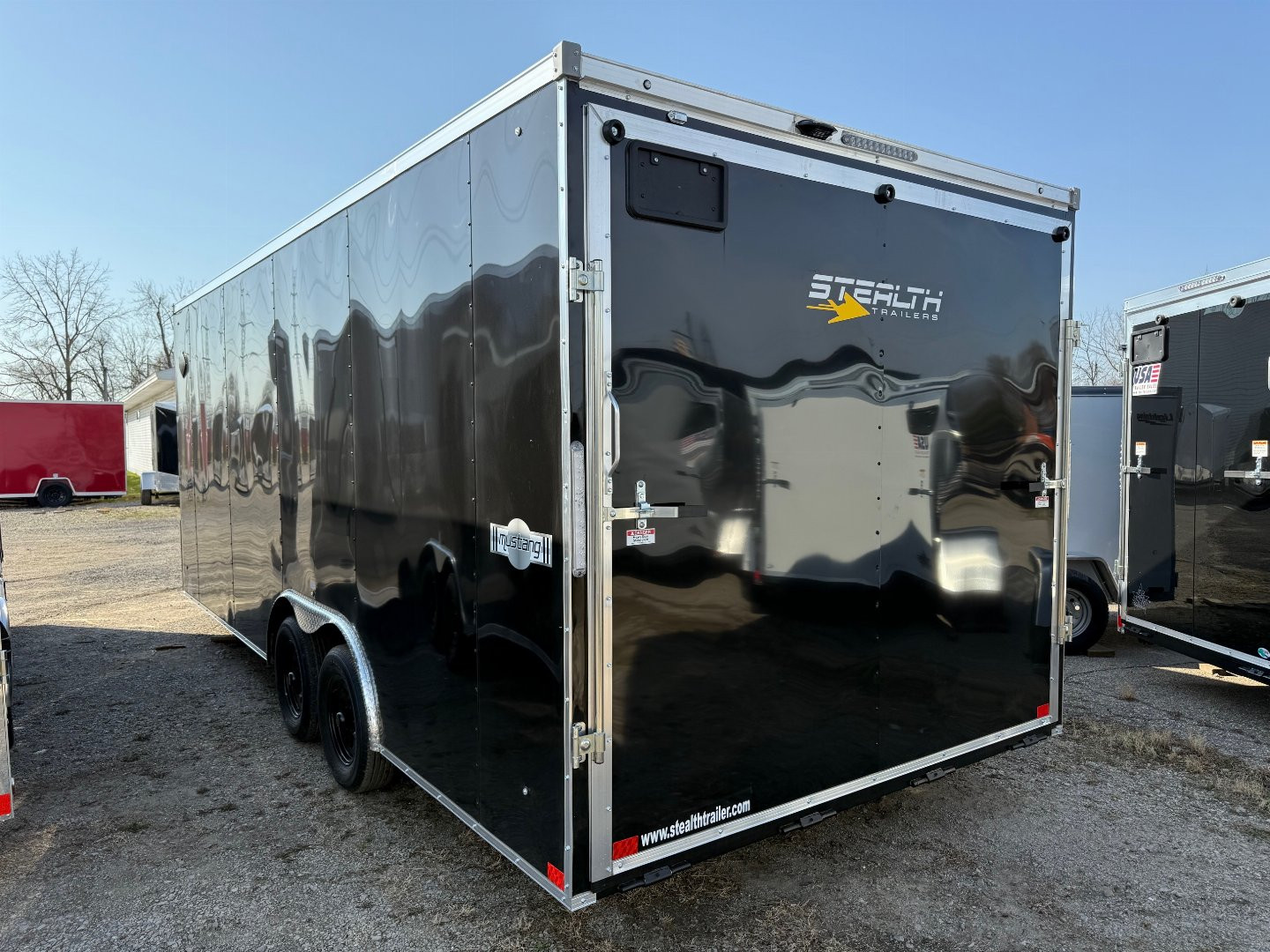 New 2025 Stealth 8.5 x 20 Enclosed Car Hauler with Ramp 7K GVW