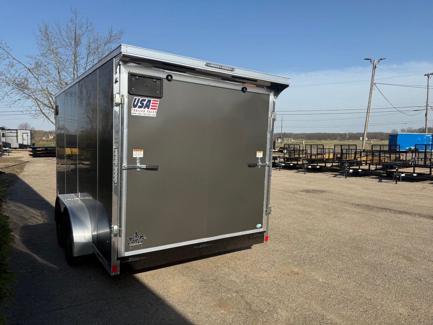 New 2025 US CARGO 7 X 14 Cargo / Enclosed Trailer with 6ft 6in Screwless Exterior