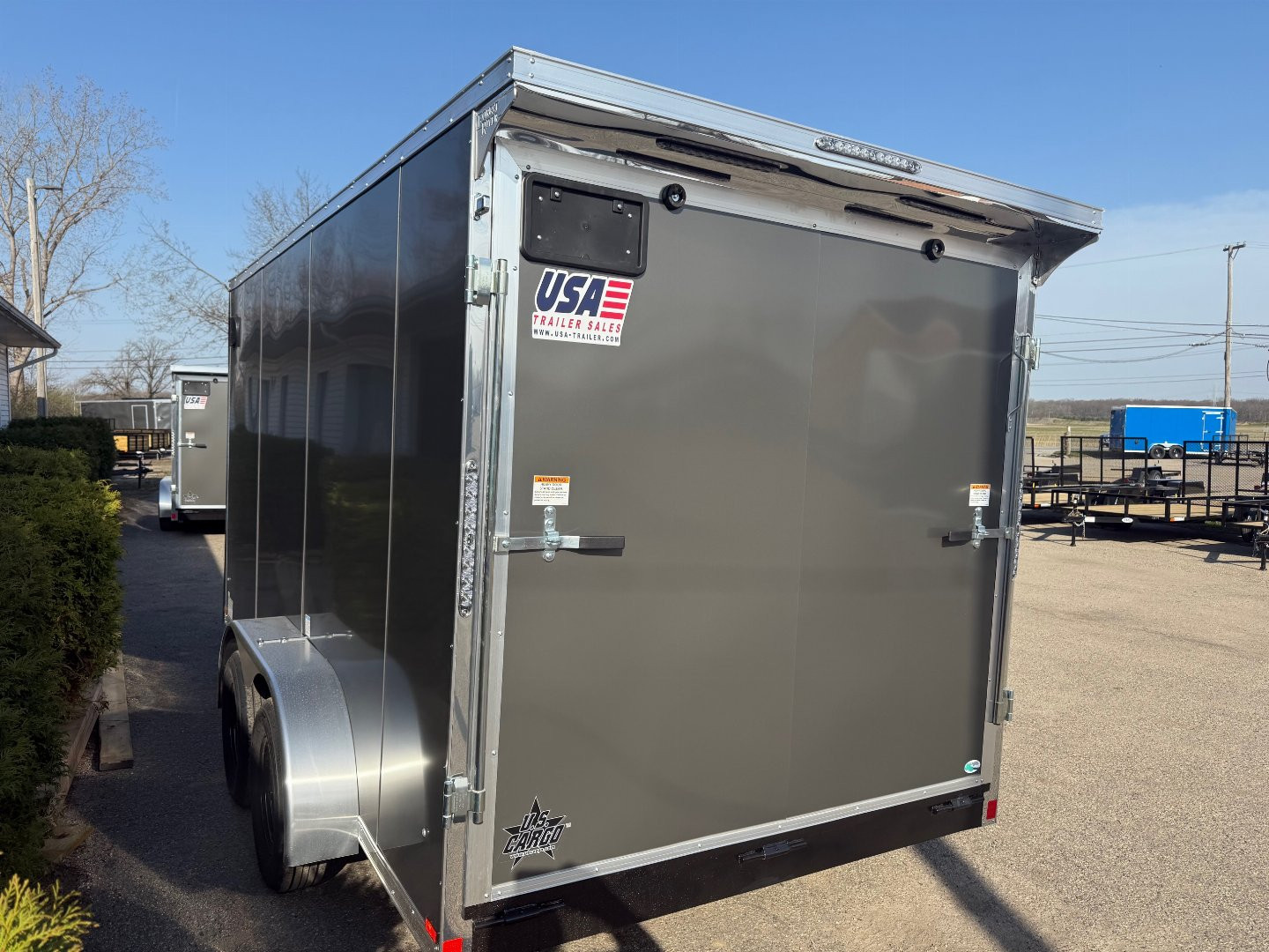 New 2025 US CARGO 7 X 14 Cargo / Enclosed Trailer with 6ft 6in Screwless Exterior