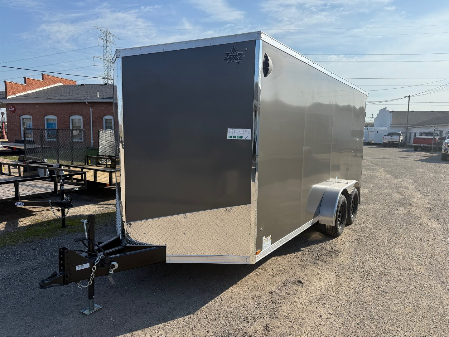 New 2025 US CARGO 7 X 16 Cargo / Enclosed Trailer with 6ft 6in Screwless Exterior