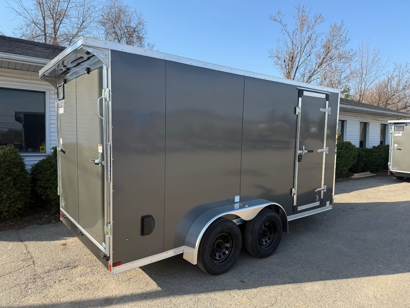 New 2025 US CARGO 7 X 16 Cargo / Enclosed Trailer with 6ft 6in Screwless Exterior