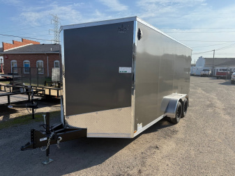 New 2025 US CARGO 7 X 16 Cargo / Enclosed Trailer with 6ft 6in Screwless Exterior