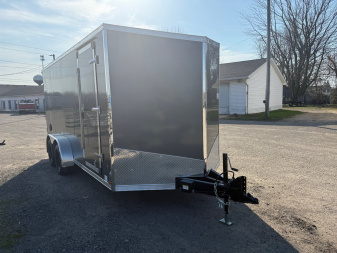 New 2025 US CARGO 7 X 16 Cargo / Enclosed Trailer with 6ft 6in Screwless Exterior