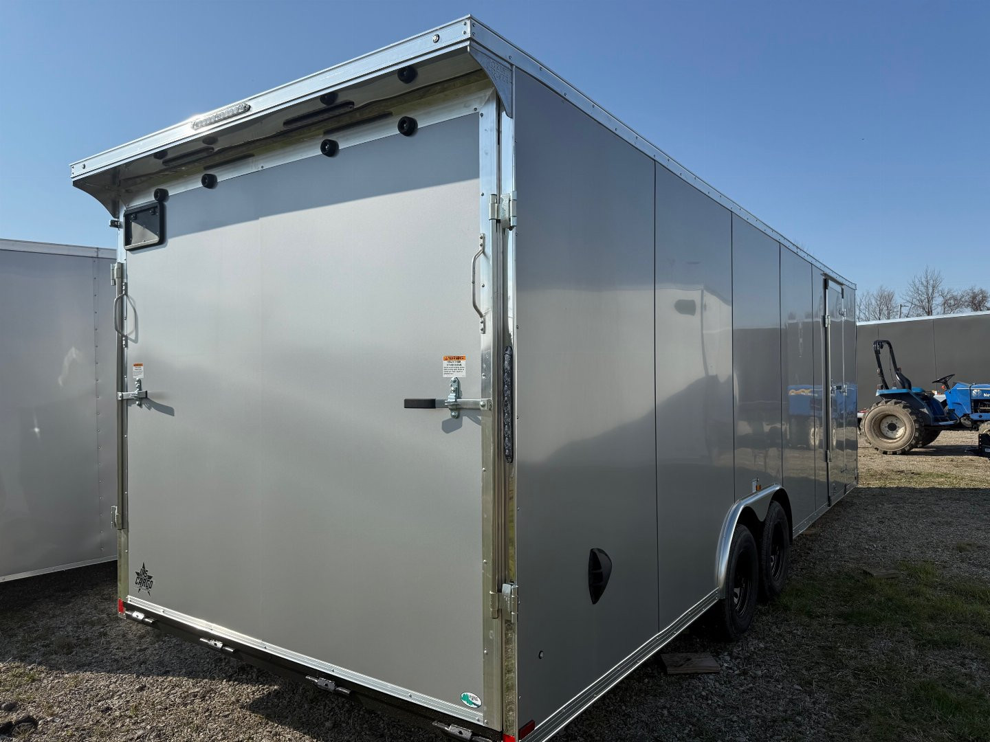 New 2025 US Cargo 8.5 x 24 Enclosed Car Hauler with Ramp 10K GVW with 7ft interior - SCREWLESS