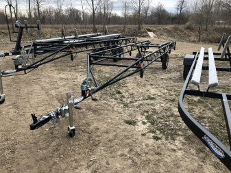 New 2025 Hoosier 16-20' CRANK UP BOAT TRAILER