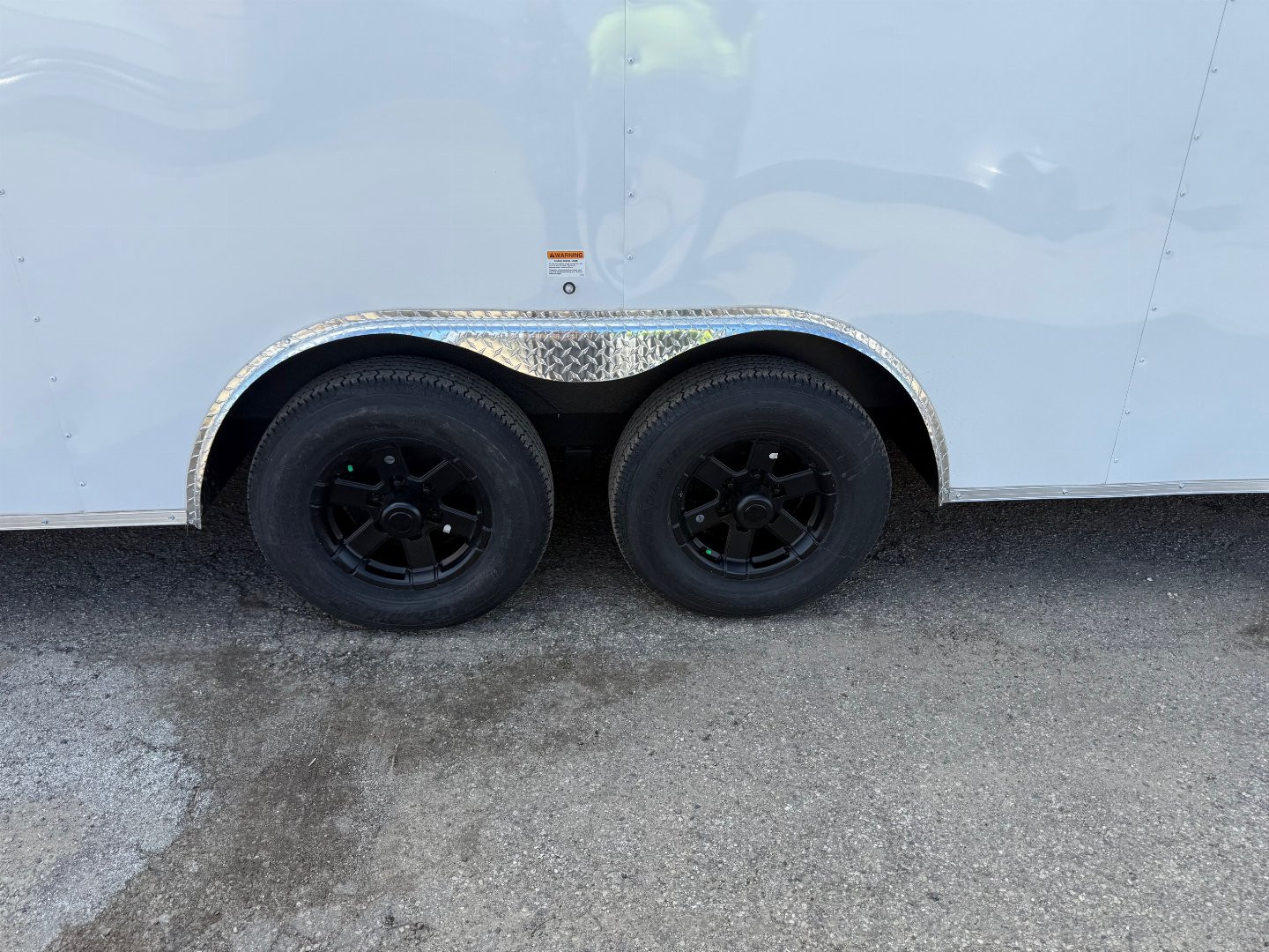 New 2025 Stealth Titan 8.5 x 24 Enclosed Car Hauler with Ramp 10K GVW with 7ft interior WITH ALUMINUM RIMS