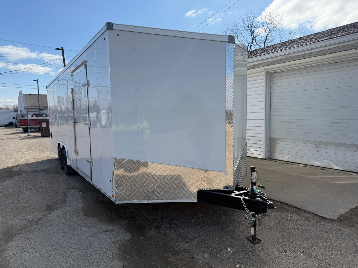 New 2025 Stealth Titan 8.5 x 24 Enclosed Car Hauler with Ramp 10K GVW with 7ft interior WITH ALUMINUM RIMS