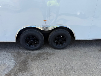 New 2025 Stealth Titan 8.5 x 24 Enclosed Car Hauler with Ramp 10K GVW with 7ft interior WITH ALUMINUM RIMS