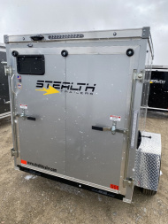 New 2025 Stealth Trailers Mustang 5X8 V-Nose Ramp Door Cargo / Enclosed Trailer