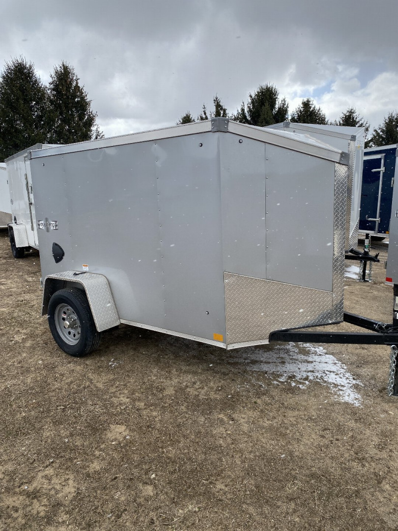 New 2025 Stealth Trailers Mustang 5X8 V-Nose Ramp Door Cargo / Enclosed Trailer