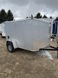 New 2025 Stealth Trailers Mustang 5X8 V-Nose Ramp Door Cargo / Enclosed Trailer