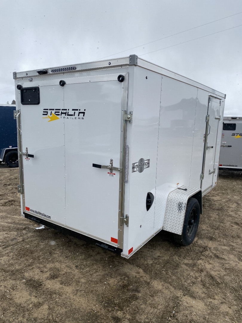 New 2025 Stealth Trailers Mustang 6x12 V-Nose Ramp Door Cargo / Enclosed Trailer