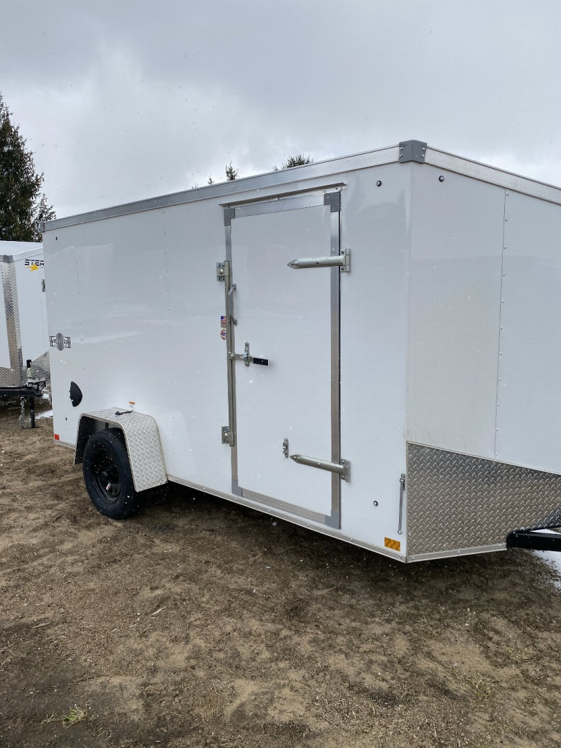 New 2025 Stealth Trailers Mustang 6x12 V-Nose Ramp Door Cargo / Enclosed Trailer