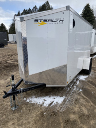 New 2025 Stealth Trailers Mustang 6x12 V-Nose Ramp Door Cargo / Enclosed Trailer