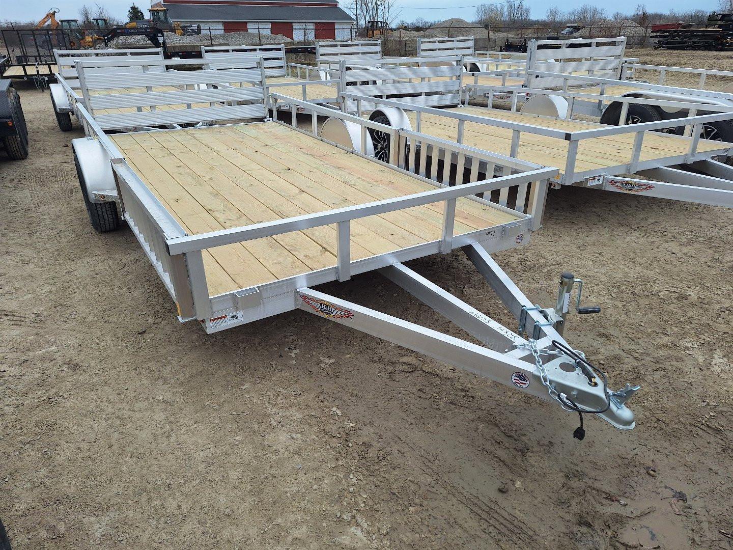 New 2025 H&H Trailers 82x14 Aluminum ATV / Utility Trailer