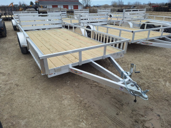 New 2025 H&H Trailers 82x14 Aluminum ATV / Utility Trailer