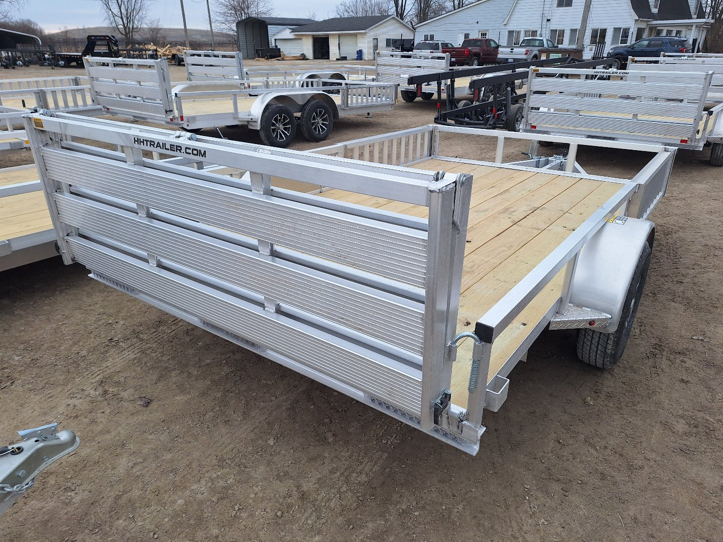 New 2025 H&H Trailers 82x12 Aluminum ATV / Utility Trailer