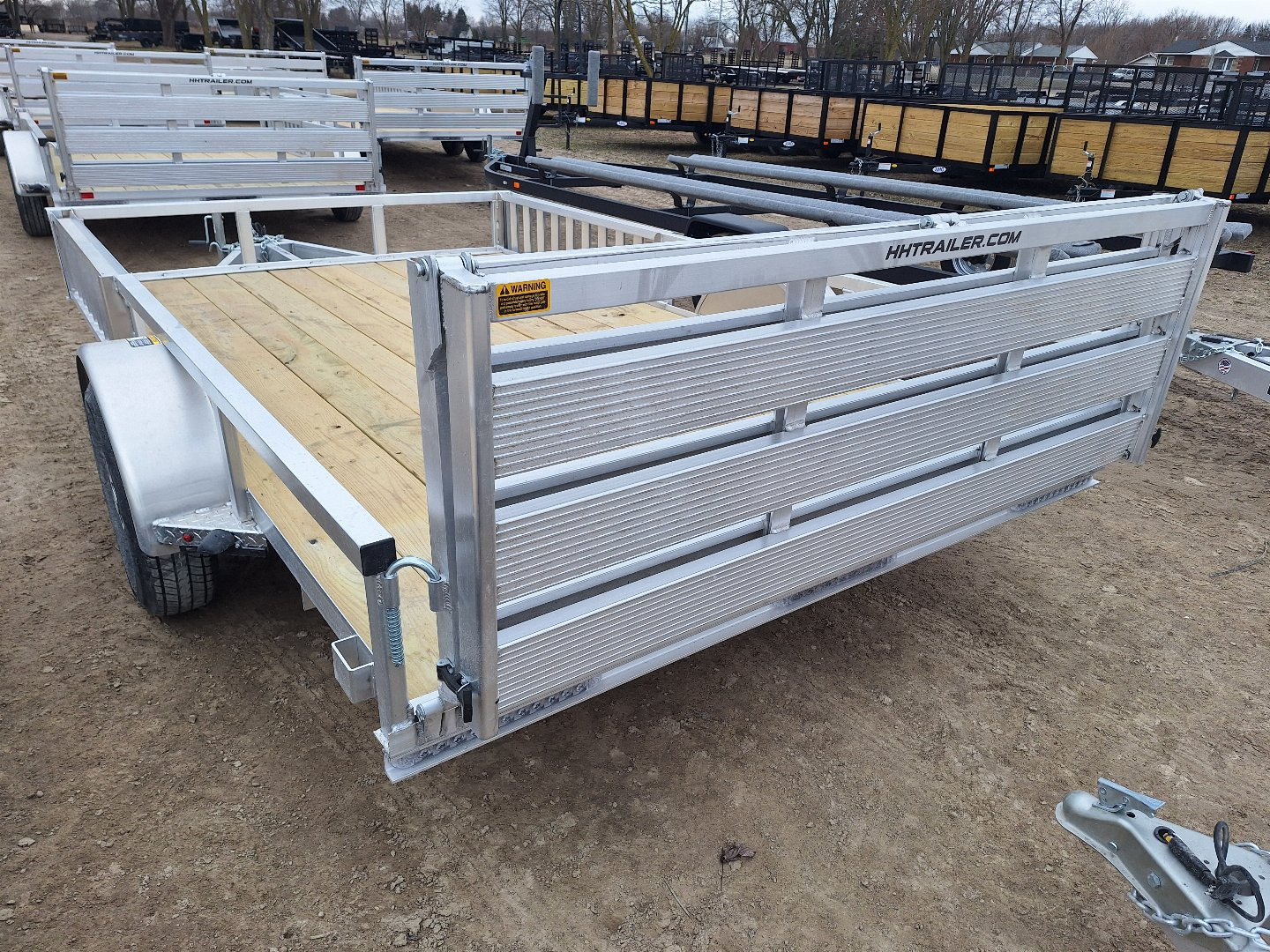 New 2025 H&H Trailers 82x12 Aluminum ATV / Utility Trailer