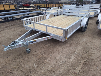 New 2025 H&H Trailers 82x12 Aluminum ATV / Utility Trailer
