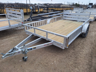 New 2025 H&H Trailers 82x12 Aluminum ATV / Utility Trailer