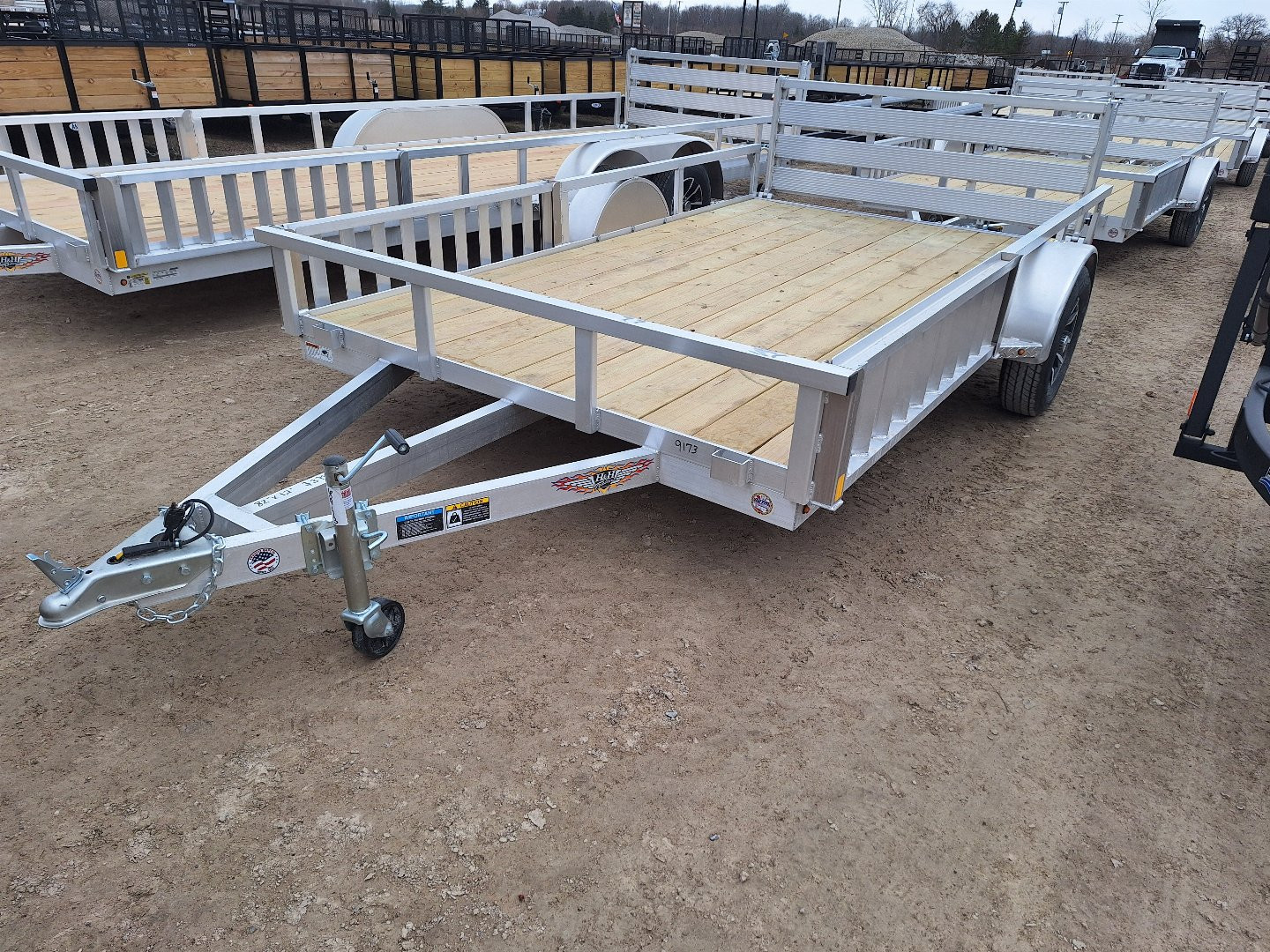 New 2025 H&H Trailers 82x12 Aluminum ATV / Utility Trailer