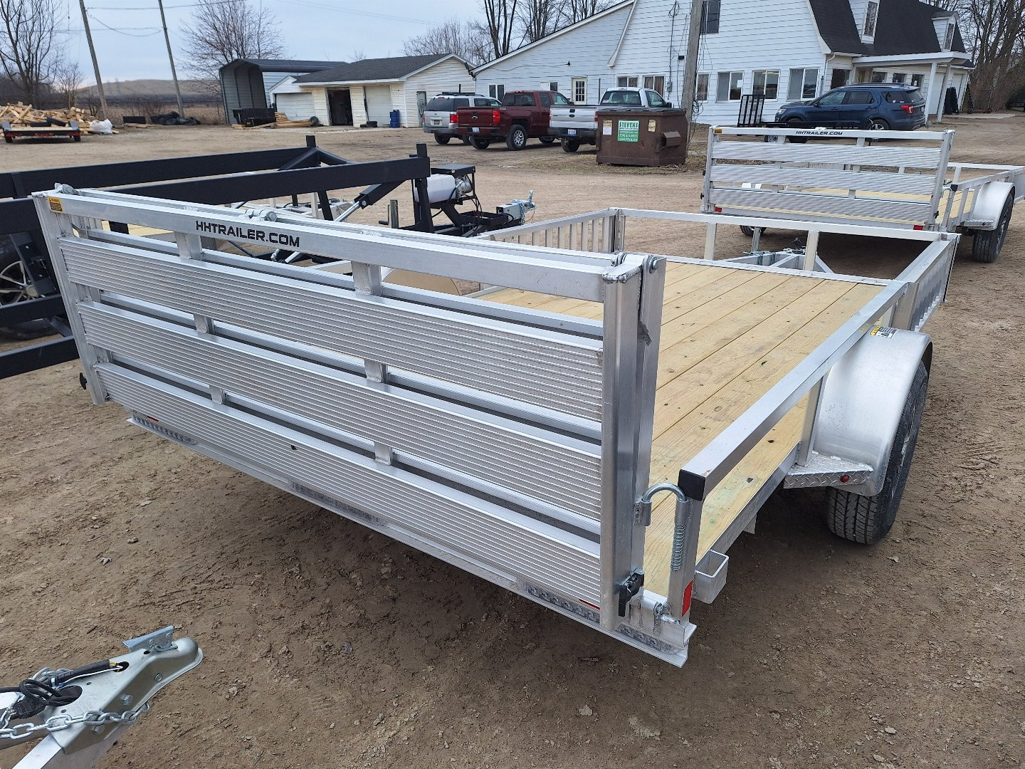 New 2025 H&H Trailers 82x12 Aluminum ATV / Utility Trailer