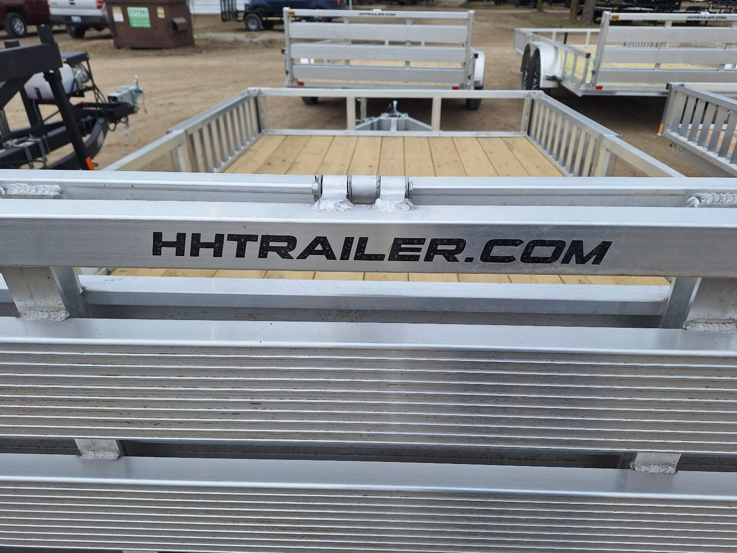 New 2025 H&H Trailers 82x12 Aluminum ATV / Utility Trailer