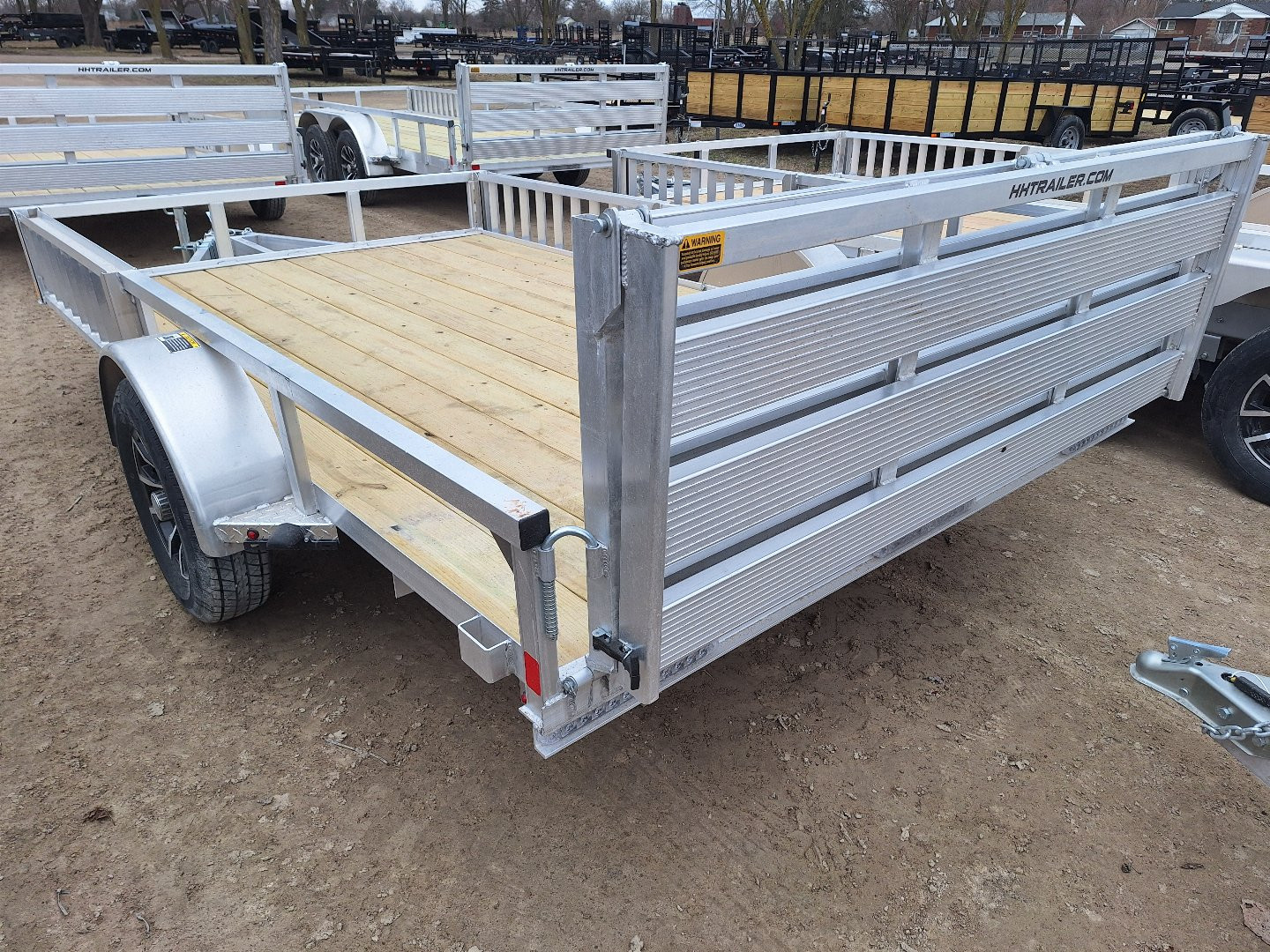 New 2025 H&H Trailers 82x12 Aluminum ATV / Utility Trailer