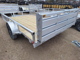 New 2025 H&H Trailers 82x12 Aluminum ATV / Utility Trailer