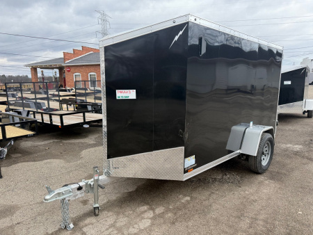 New 2025 Lighting 5 x 10 Enclosed Trailer w/ Double Barn Doors (Single)side door Cargo / Enclosed Trailer SALE