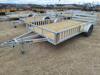 New 2025 H&H Trailers 82x14 Aluminum ATV Trailer