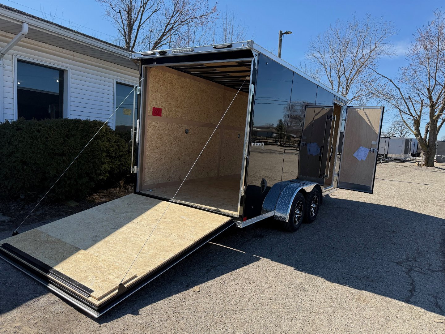 New 2025 Stealth 7 X 16 Cargo / Enclosed Trailer with Ramp with 7ft interior Height -UPGRADED MODEL