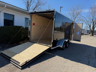 New 2025 Stealth 7 X 16 Cargo / Enclosed Trailer with Ramp with 7ft interior Height -UPGRADED MODEL