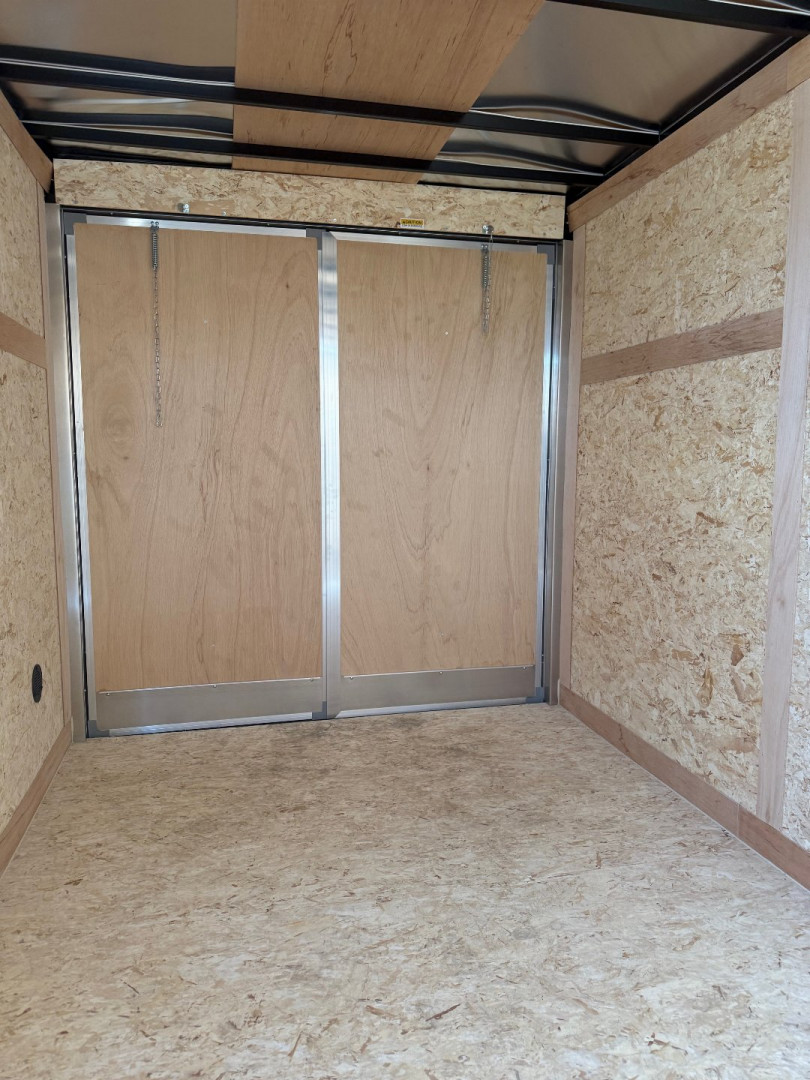 New 2025 6 x 12 Stealth Enclosed Trailer with Double Barn Doors