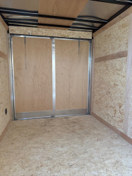 New 2025 6 x 12 Stealth Enclosed Trailer with Double Barn Doors
