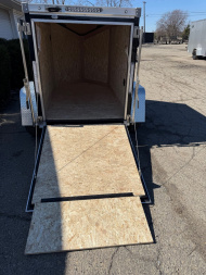 New 2025 4 x 6 Stealth Enclosed Trailer with Ramp Door Cargo - PENDING SALE