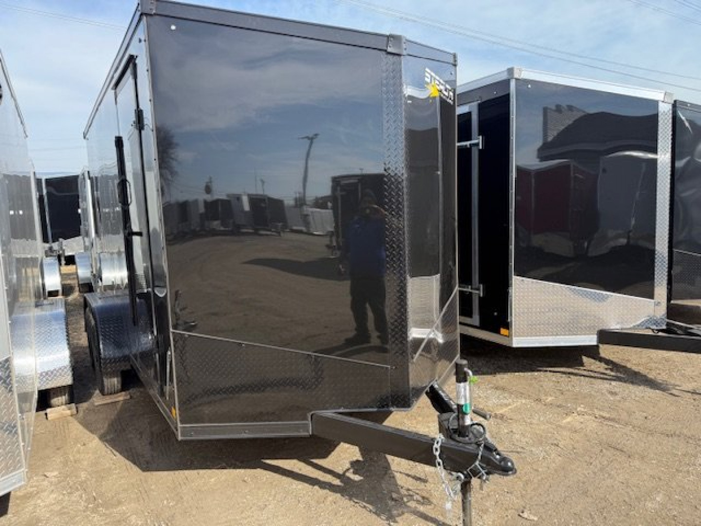 New 2025 Stealth 7 X 14 Cargo / Enclosed Trailer with Ramp with 7ft interior Height -UPGRADED MODEL