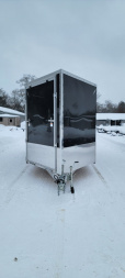 New 2025 Forest River 7x18 lightning 3 place Snowmobile Trailer