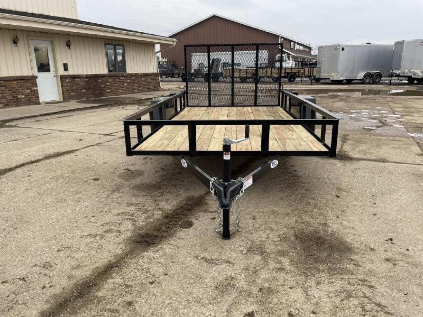 New 2025 AMO 6.4x12 3k Landscape Trailer