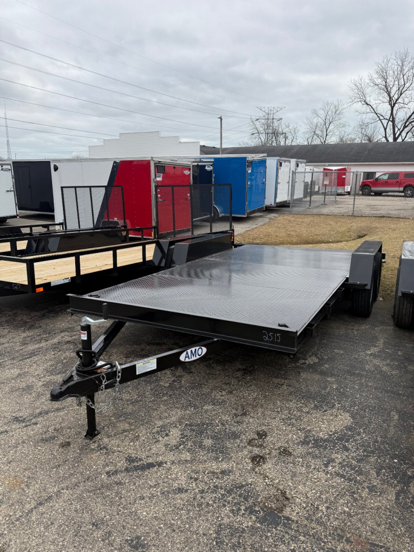 New 2024 AMO 2024 AMO 82X16 STEEL DECK CAR HAULER (7K) Car Hauler
