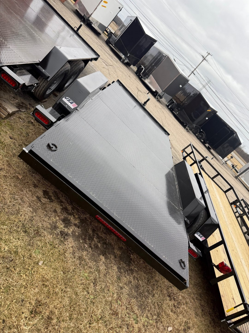New 2024 AMO 2024 AMO 82X16 STEEL DECK CAR HAULER (7K) Car Hauler