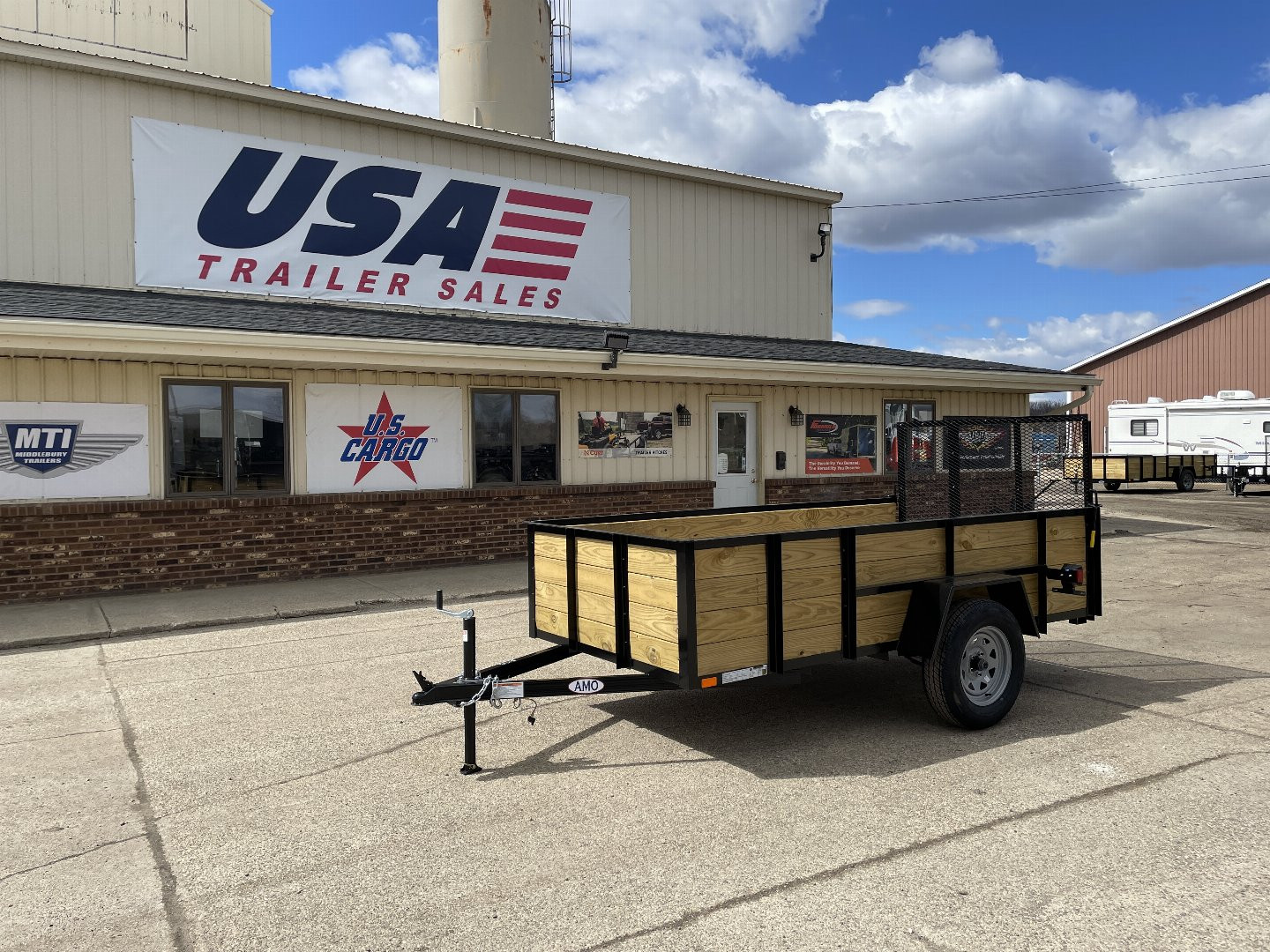 New 2025 AMO 5x10 3k Woodside Landscape Trailer