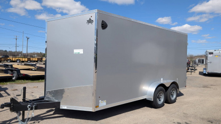 New 2024 US CARGO 7 x 16 Cargo / Enclosed Trailer 10K with Barn Doors