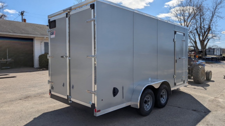 New 2024 US CARGO 7 x 16 Cargo / Enclosed Trailer 10K with Barn Doors
