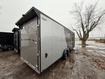 New 2025 LIGHTNING TRAILERS 7.5 x 29 4 Place All Aluminum Trailer with 7ft interior - Premium Package - END OF SEASON PRICE !!