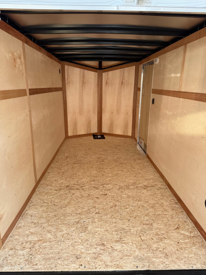 New 6 x 12 US Cargo Enclosed Trailer with -Double Barn Doors